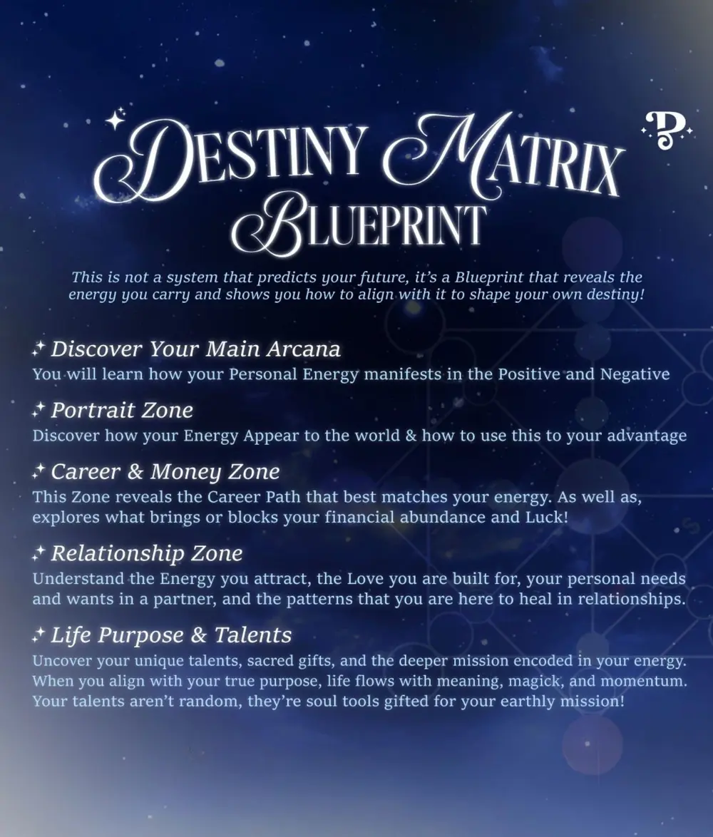 Destiny Matrix Blueprint Explanation